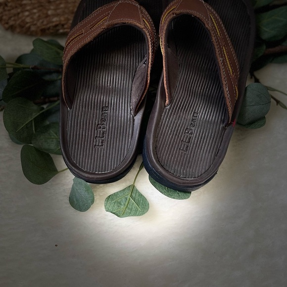 L.L. Bean Brown Flip Flop  Sandals main image 10